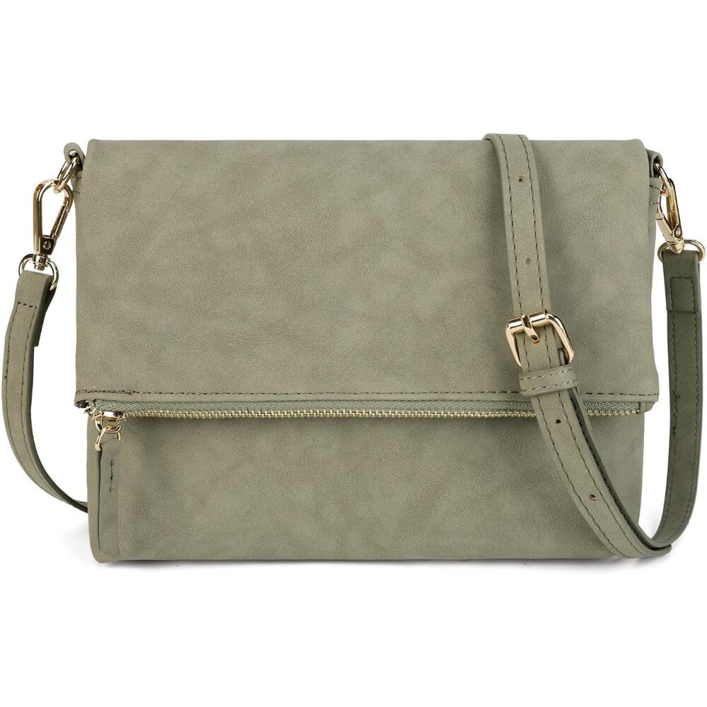 〽️Women Green 1Multi-Functional Wristlet Crossbody Purse Shoulder Bag